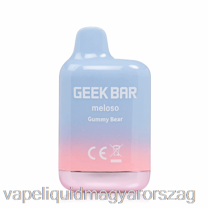Geek Bár Meloso Mini 1500 Eldobható Gumimackó Vape E Cigi